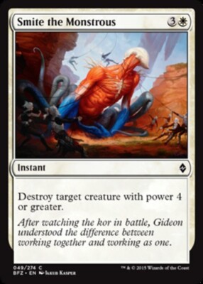 Smite the Monstrous NM, English MTG Battle for Zendikar