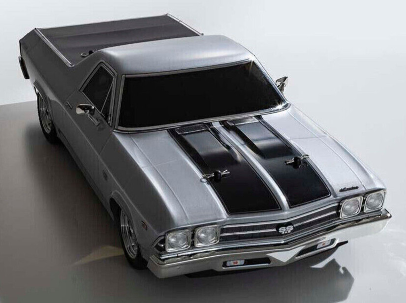 Kyosho 1/10 RC Body Shell EL CAMINO -Finished- SILVER #fab705