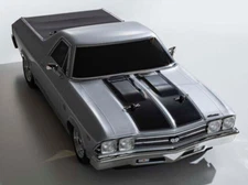 Kyosho 1/10 RC Body Shell EL CAMINO -Finished- SILVER #fab705
