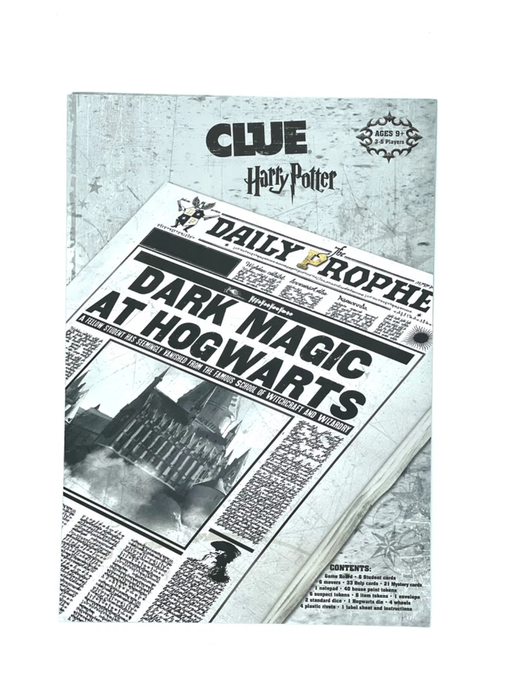 Juego de mesa Clue Harry Potter piezas y piezas de repuesto individuales Foto 2 de 4