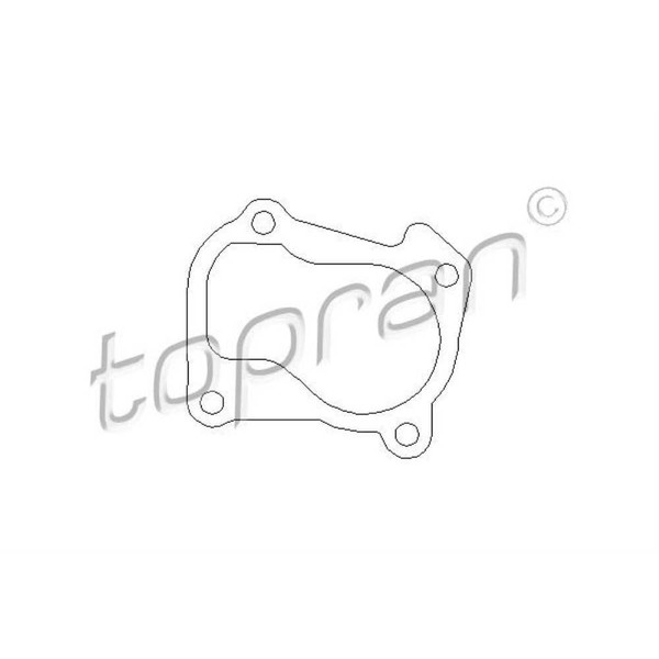 Topran 107 204 Dichtung Abgasrohr Auspuffdichtungen FüR VW Golf IV Polo Audi A2-image