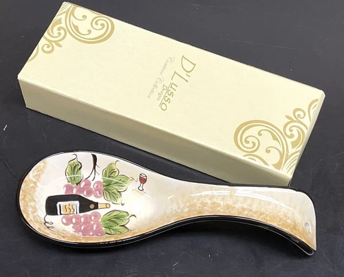 D’Lusso Designs Couture Collection A0286-60 Spoon Rest Red Wine Design