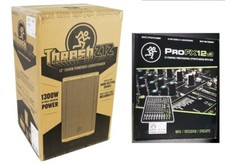New Mackie Thrash 212 12" 1300W Powered Loudspeakers with ProFX12V3 Mixer Bundle