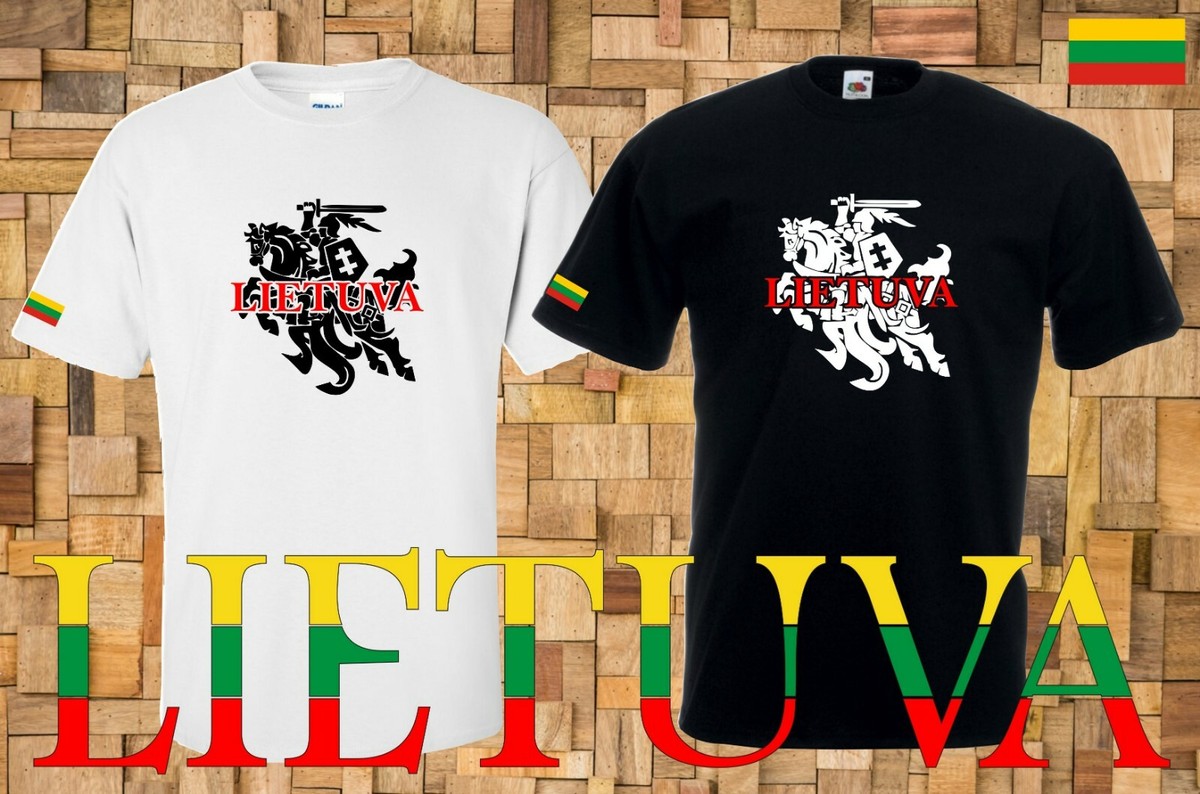 T-shirt Da Uomo Lietuva Stile Lituano Come Myliu Lietuva Vytis Unisex (S-XXXL) - Foto 3