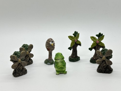 Fairy Garden Mini Statues Figurines Mini Gnome Lot Of 7 Pieces - Picture 4 of 4