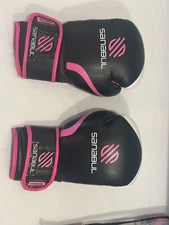 Boxing Gloves for Men and Women- Sanabul Gel Essential. Pink