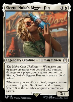 MTG Fallout R Sierra, Nuka's Biggest Fan #0025