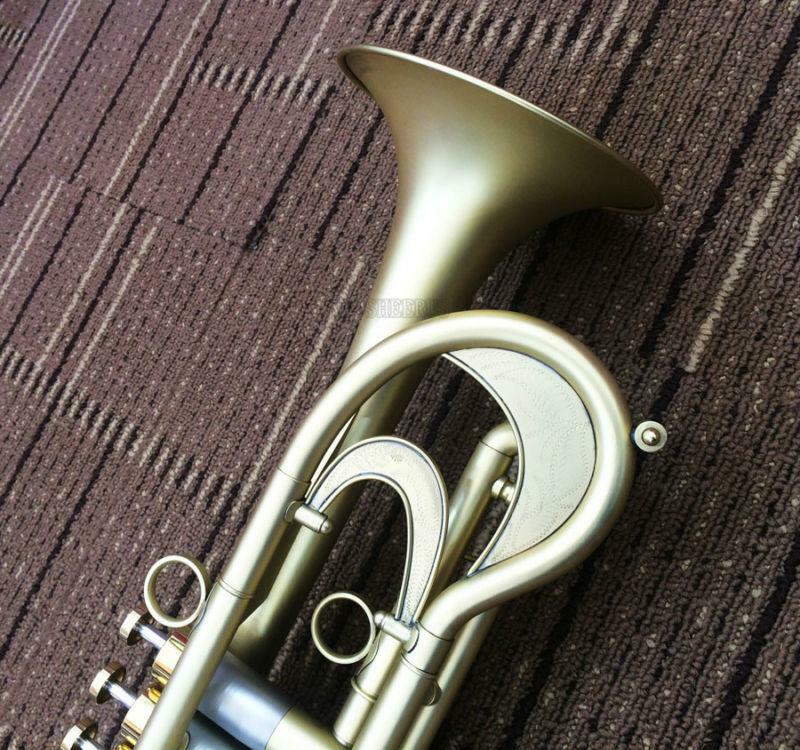 Professional Matte Customized Trumpet flumpet horn BFlat Monel Valves