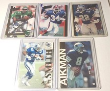 NICE L@@K NFL FOOTBALL 5 Card LOT Collectors Lot Action PACKED PROMOS