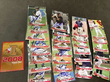 2008 KINSTON INDIANS MiLB TEAM SET JEANMAR GOMEZ NEIL WAGNER +12  AUTOGRAPHS