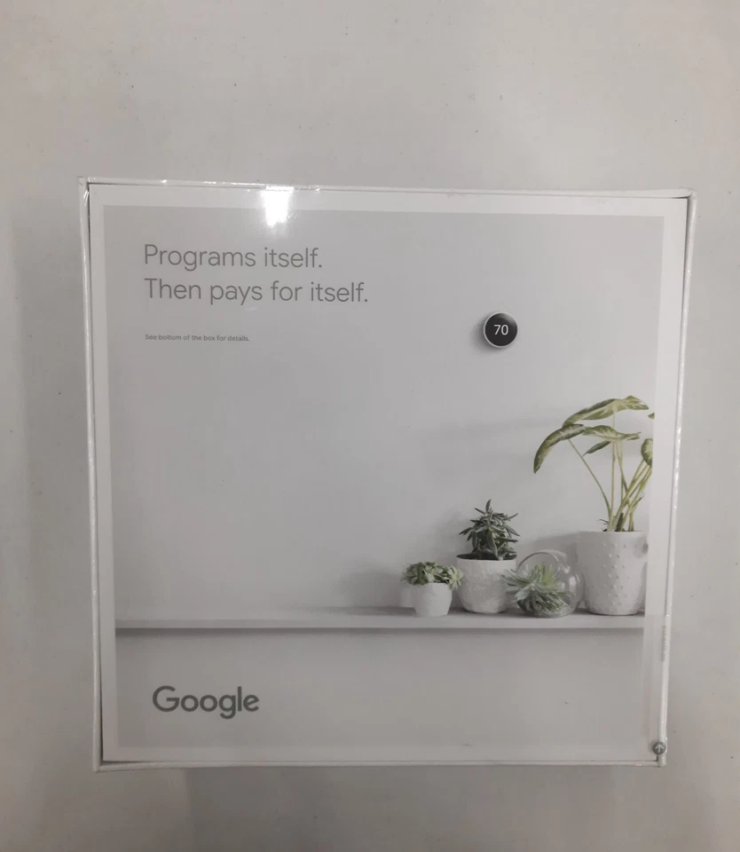 Google Nest Learning Programmable Thermostat White T3017US - BRAND NEW - Image 3 of 4