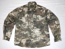 CABELA'S 4MOST O2 OCTANE CAMO HUNTING SHIRT, MEN'S L, UPF30 SUN PROTECTION
