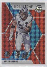 2020 Panini Mosaic Hall of Fame Red Mosaic Prizm Kevin Greene #284 HOF 0h28