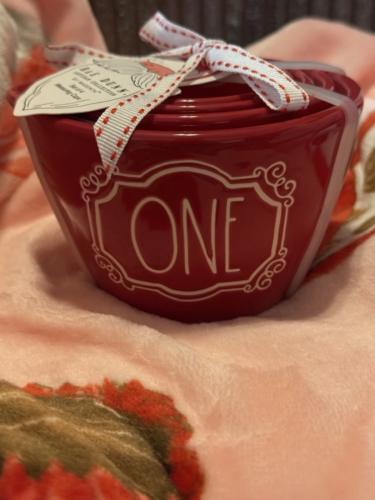 Rae Dunn RED Measuring Cups, Set Of 4, NWT