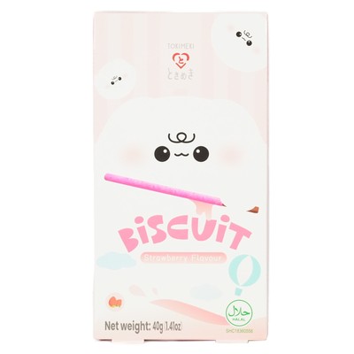 Tokimeki Biscuit sticks Schoko Stäbchen Erdbeer Flavour Schokosticks Erdbeer 40g
