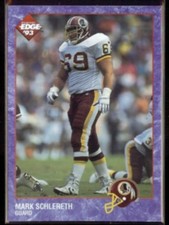 MARK SCHLERETH 1993 Edge #248.  REDSKINS