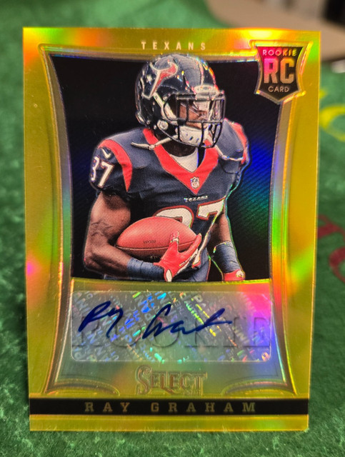 2013 Select Football Ray Graham Rookie Gold /10 Prizm Card #291