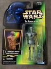 1996 Star Wars Power of the Force Green Holo Card2-1B Medical Droid Figure