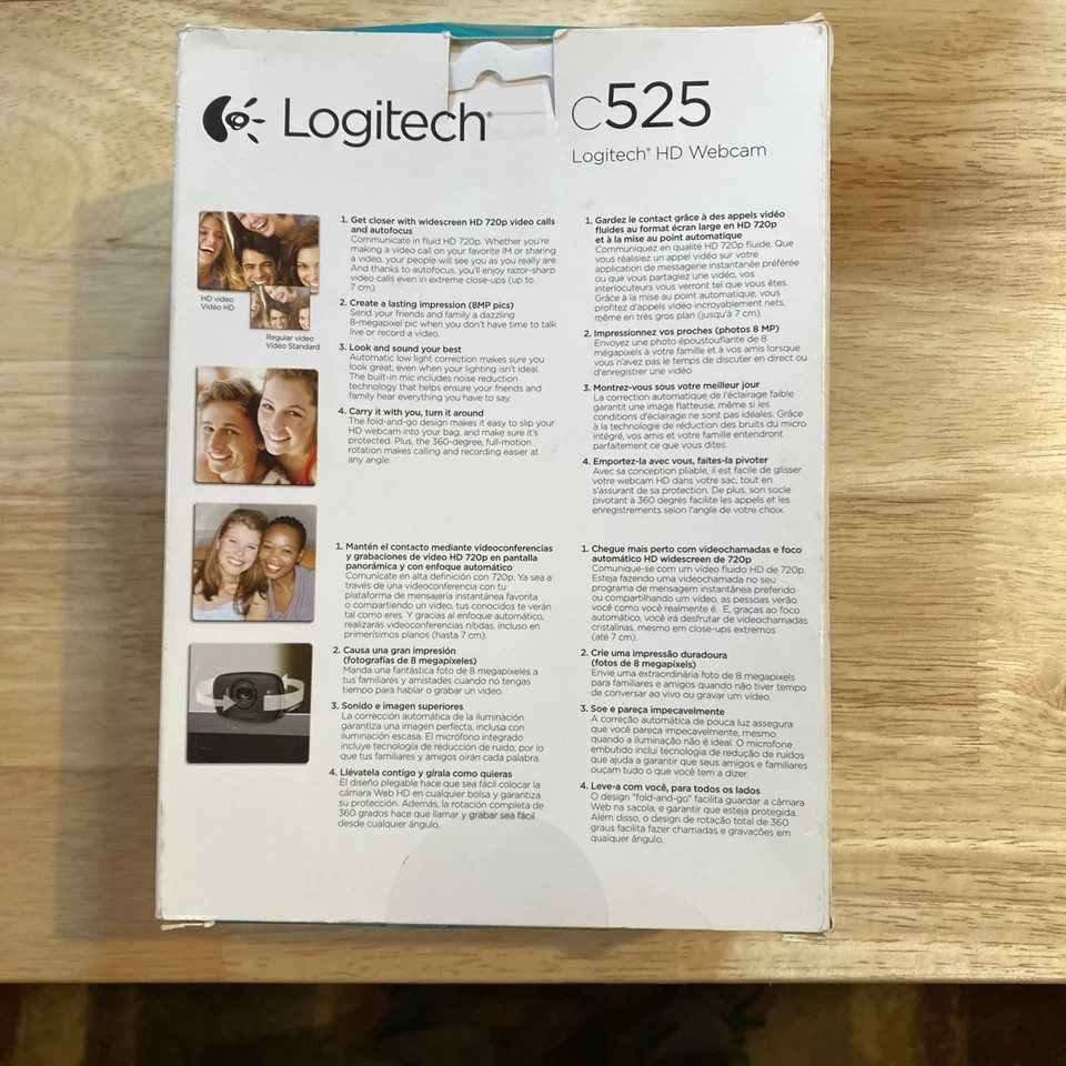 Logitech C525 Web Camera (960-000715) - Image 3 of 4