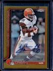 2025 Topps Chrome Josh Cribbs Gold Refractor (RAW)