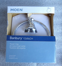 MOEN Y2686CH CHROME BANBURY TOWEL RING
