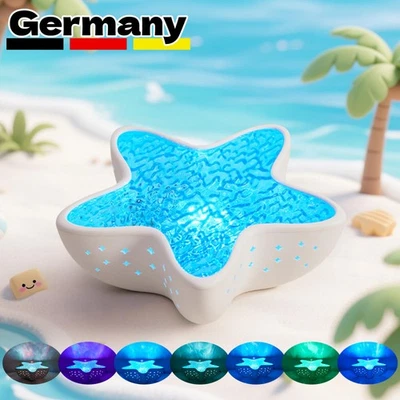 Seestern Sternenhimmel Projektor LED Nordlicht Aurora Lampe Polarlicht Geschenk. - Bild 1 von 4