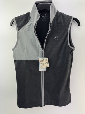 Puma Golf Cloudspun Weste Gilet Herren Full Zip UK Small (19) /Neu /25721