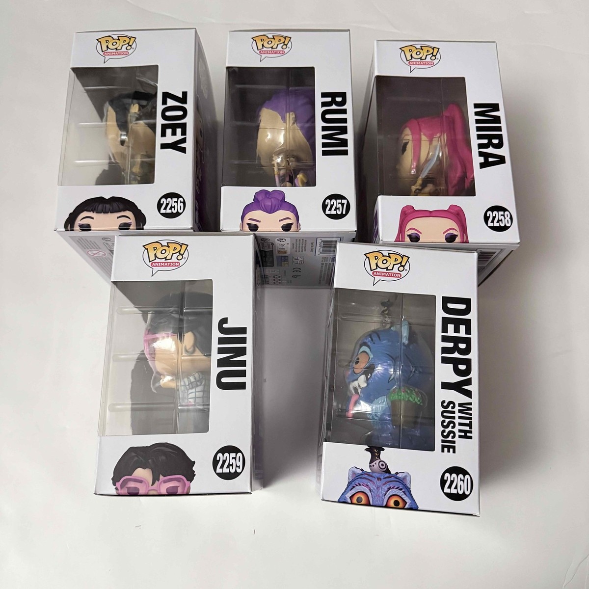Funko Pop KPop Demon Hunters Funko Pop Vinyl Figure Case of 5 for