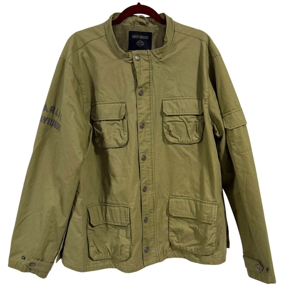 Harley-Davidson Motorcycle Jacket Green Coats, Jackets & Vests for