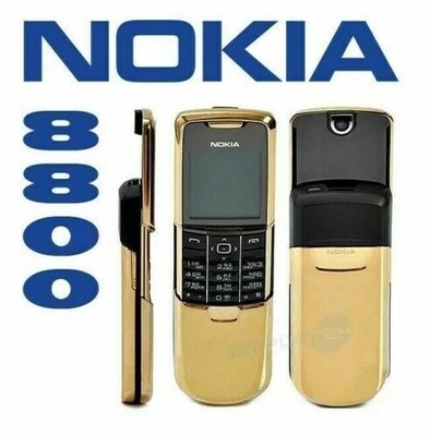 Nokia 8800  2G GSM Tri-band Unlocked Classic 3 Colors Bluetooth MP3 Mobile Phone
