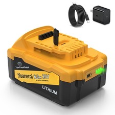 20V MAX 6.0Ah Replacement for Dew 20v Max Battery 65W with USB C Input/Output...