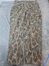 VINTAGE Mossy Oak Pants Mens XL Cargo Camo Treestand Hunting Made in USA 40x32
