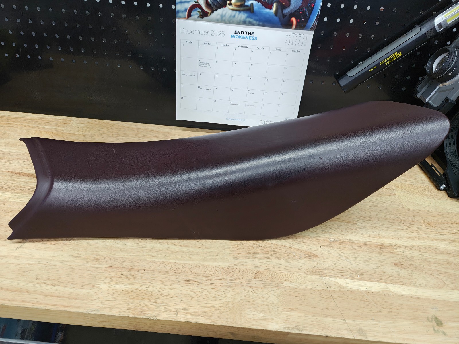McLaren 720S Front Left Leather Door Sill Trim Panel 14NB720CP Cassis Premium