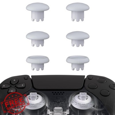 eXtremeRate PS5 PS4 Thumbsticks Solid White