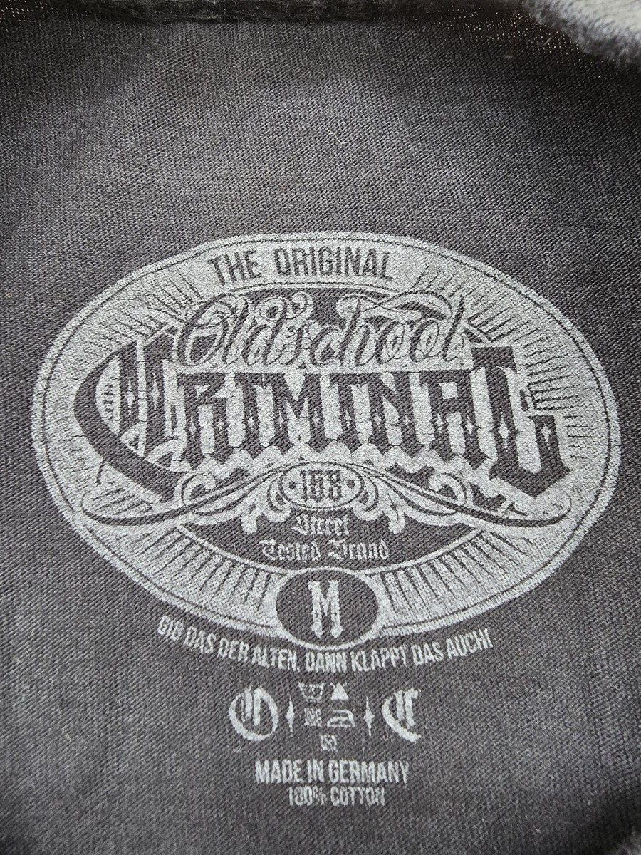 Men's M Black Oldschool Criminals Karneval Graphic Short Sleeve Tee View 3