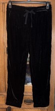 J Crew LUX Velvet Joggers Pants Size 4 Drawstring NWT