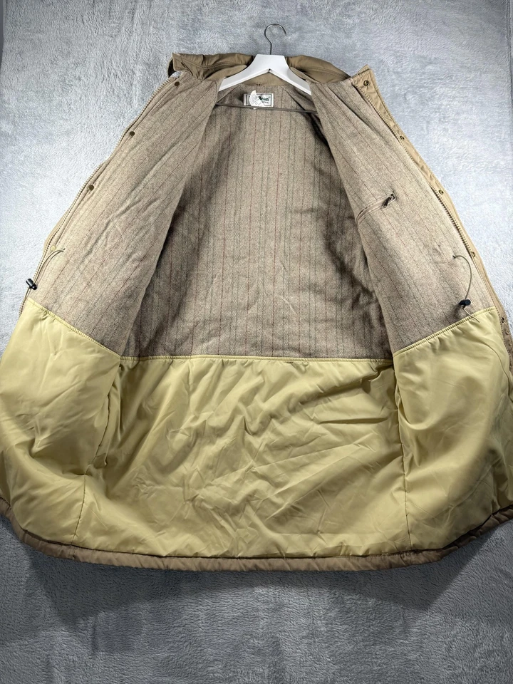 Vintage LL Bean Coat Mens Large Tall Wool Lined Thinsulate Parka Made USA 90s - Image 3 of 4