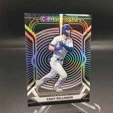 Cody Bellinger 2021 Chronicles Obsidian Electric Etch Purple 25 #/99 Dodgers