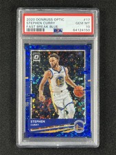 1/50 ≈1/1 ! 2020-21 Panini Donruss Optic Stephen Curry #17 Blue Disco PSA 10 MT