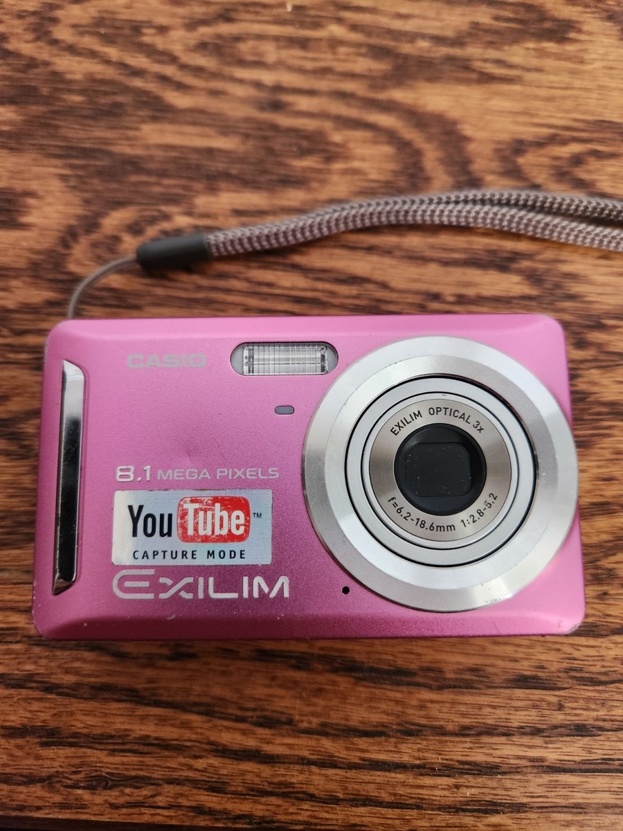 Pink CASIO EXILIM EX-Z9 Digital Camera 8.1 MP 3X Zoom 2.6” Screen