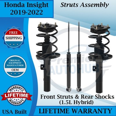Monroe OEM Front Struts & Rear Shocks For 2019-2022 Honda Insight 9yr Warranty