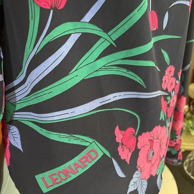 LEONARD,bright print version,zL,red pink flower,leaves,Hosanna,Made in China,New