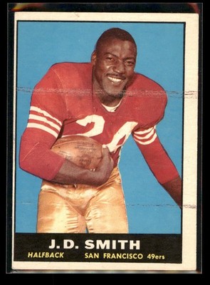 1961 Topps J.D. Smith #60 Creased