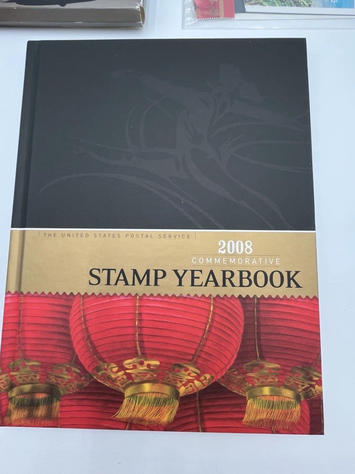 2008 USPS Hardcover Yearbook with Complete SEALED MNH Stamps and Dust Cover - Image 3 of 4