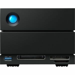 LaCie 2big Dock v2 External Hard Drive 20TB Thunderbolt 3 Black - Image 4