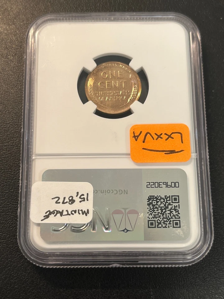 1940 PROOF WHEAT CENT NGC PR-64 RD - PROOF WHEAT PENNY - CERTIFIED SLAB - 1C - Image 2 of 2