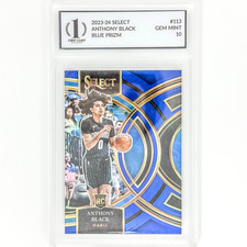 Anthony Black (RC) 2023-24 Select Premier Blue Prizm #113 Magic FCG Graded 10
