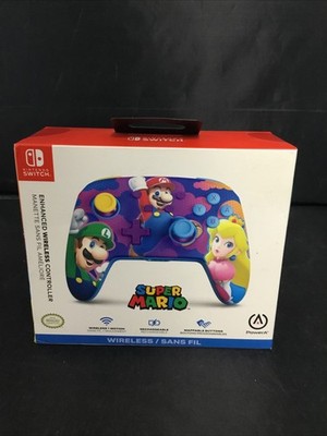 POWER A Wireless Controller for Nintendo Switch SUPER MARIO Color Splash Heroes