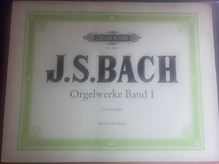 Orgelnoten J. S. Bach Orgelwerke 1 Edition Peters