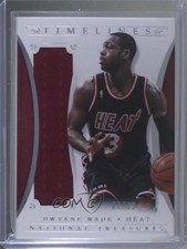 2013 Panini National Treasures Timelines Materials /99 Dwyane Wade #21 HOF qc0